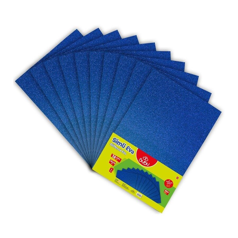 Bu-Bu Eva 50x70cm Simli Mavi -Tane-