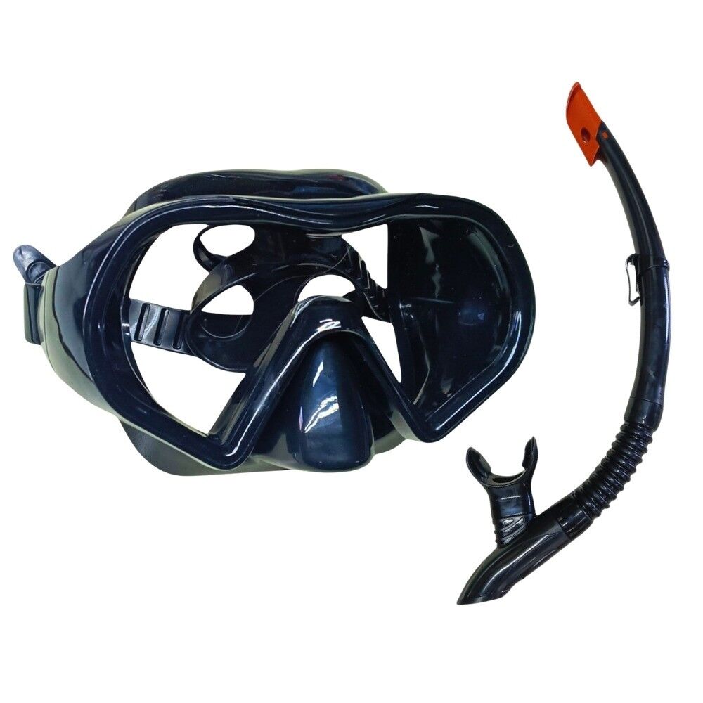 Star Diving Dalış Maskesi ve Snorkel Yetişkin - 51712-SİYAH