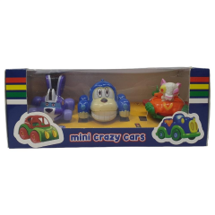 KLC017 - CRAZY CARTIN 4LÜ ARAÇ KUTULU