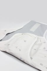 Bistyle Flying Elephant Organik Bel Destekli Kundak 75102 Ekru Gri