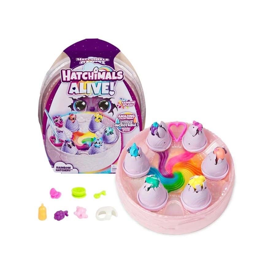 Egg Hatchimals Alive Rainbow Hatcrey