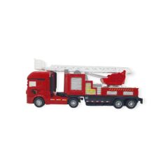 Metal İtfaiye Arabası - Merdivenli 26cm - 706-45