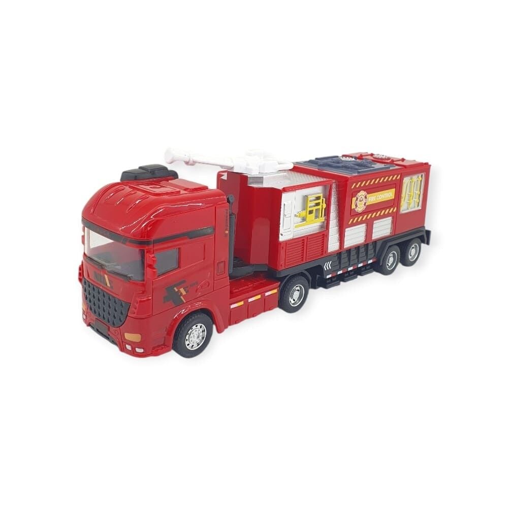 Metal İtfaiye Arabası - Arazöz 26cm - 706-45