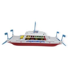 Feribot Araç Taşııyan Gemi 45 cm - Kırmızı