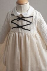 Tongs Baby Bebek Elbise 3903 Ekru