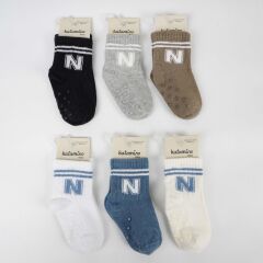 Katamino Salto Abs' Li Erkek Bebek Soket Çorap K42261 Asorti