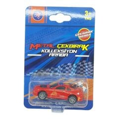 Çek Bırak Metal Küçük Arabalar 3'lü 8 cm - İtfaiye Araçları