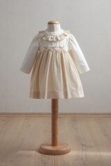 Tongs Baby Bebek Elbise 3914 Açık Sarı