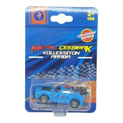 Çek Bırak Metal Küçük Arabalar 6'lı 8 cm - Polis Araçları