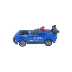 Çek Bırak Metal Küçük Arabalar 6'lı 8 cm - Polis Araçları