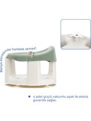 Babyjem Önden Açılır Banyo & Mama Oturağı Soft Yeşil
