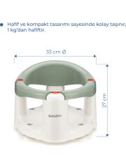 Babyjem Önden Açılır Banyo & Mama Oturağı Soft Yeşil