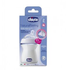 Chicco Natural Feeling Silikon Emzikli PP Biberon 2+ Ay 250ml