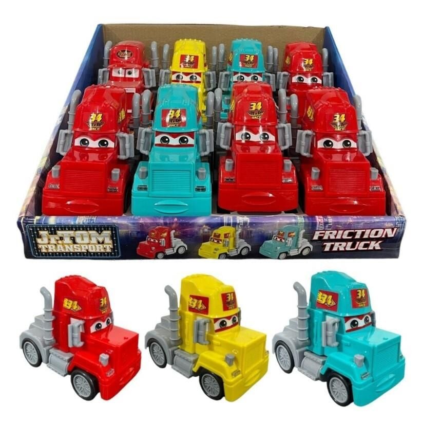 CNL-1453 - JR TOM SÜRTMELİ ARABA 12 Lİ 3 RENK