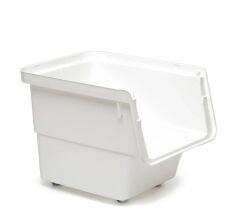 Motek Çok Amaçlı Tekerlekli Organizer 12 Lt Tek Modül Gri Beyaz