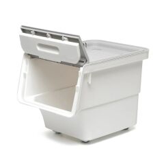 Motek Çok Amaçlı Tekerlekli Organizer 12 Lt Tek Modül Gri Beyaz