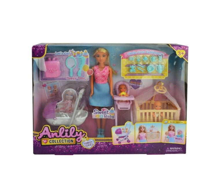 Seher Anlily Bakım Setli Bebek