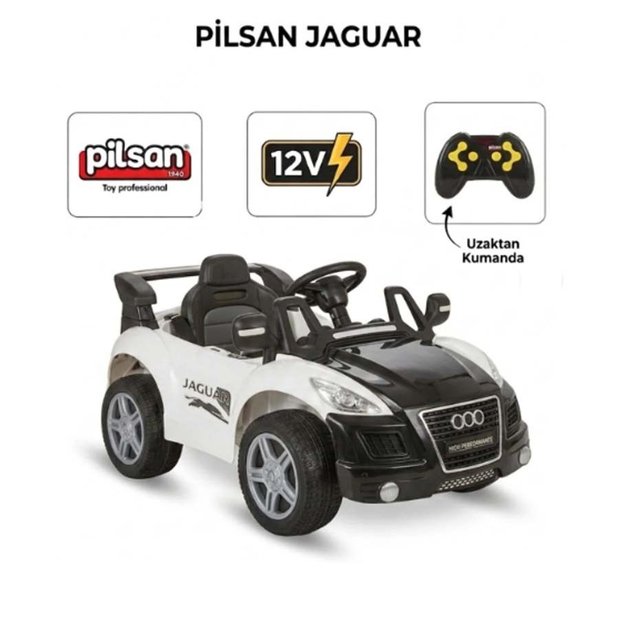 Pilsan Jaguar K.Akülü Araba 12v Beyaz