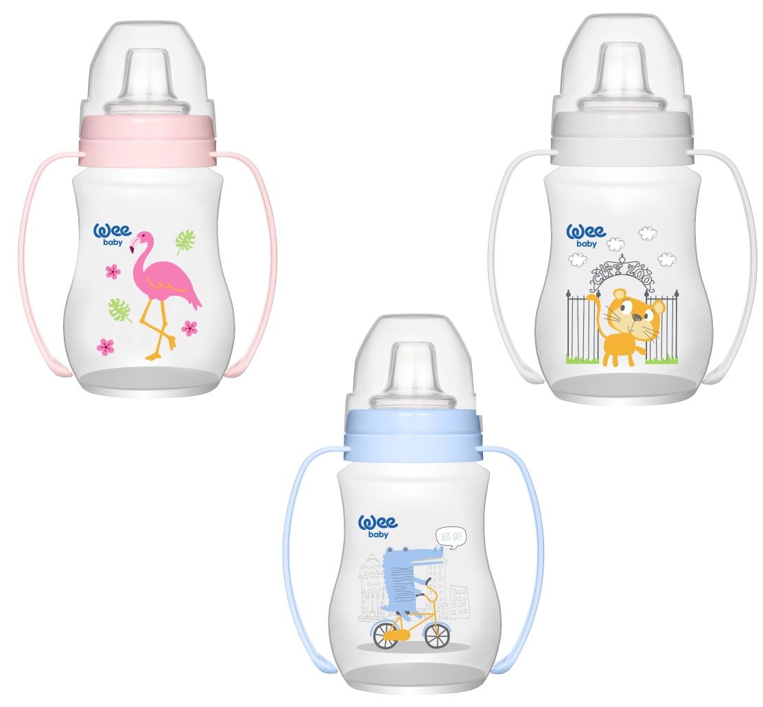 Wee Baby Akıtmaz Kulplu PP Antikolik Bardak 250 ML 754