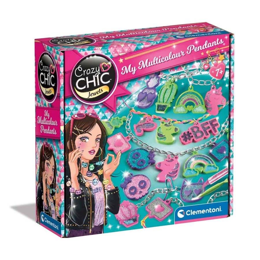 Clementoni Crazy Chic Renkli Takılar Tasarım Seti