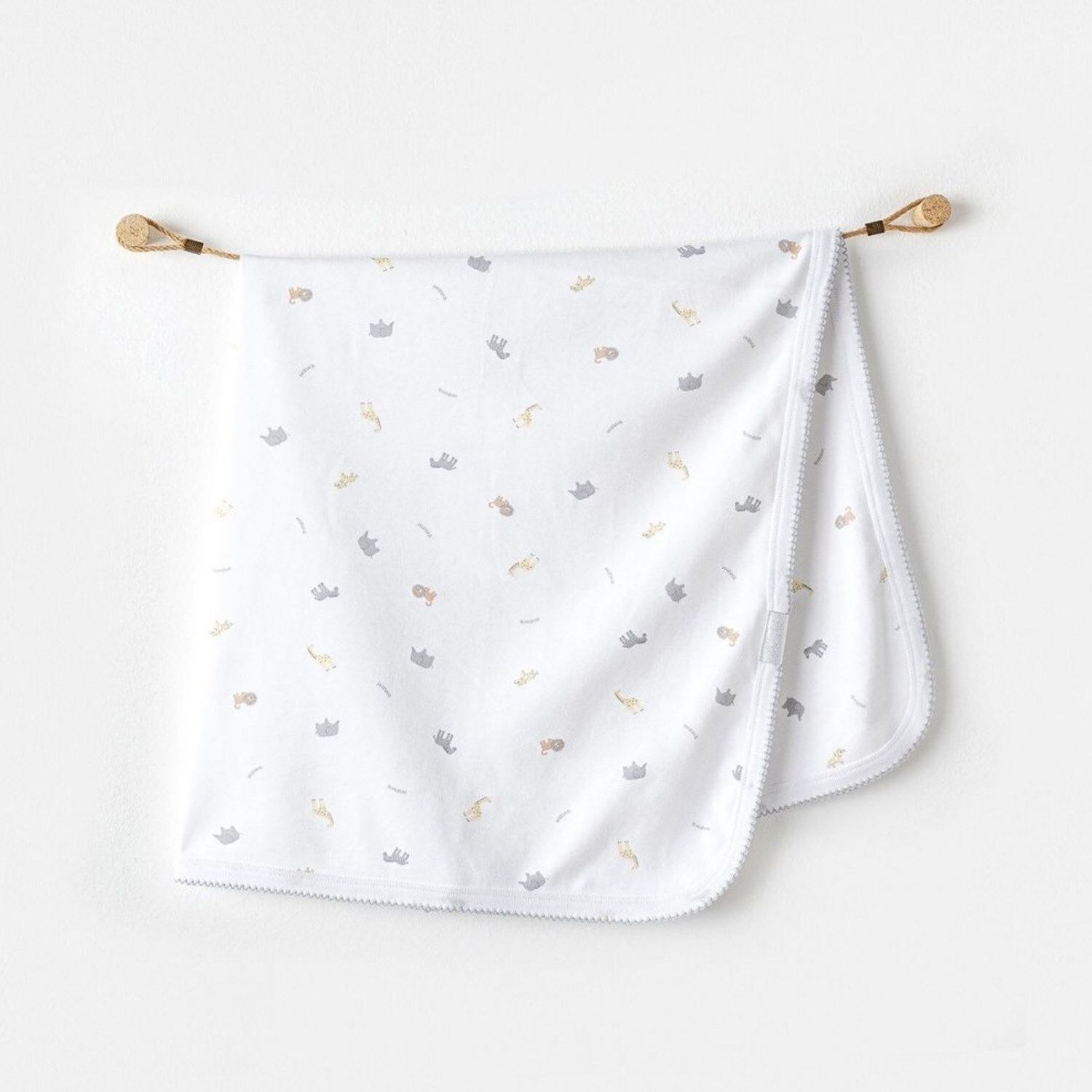 Andywawa AC25808 Blanket 85x90 Little King Bebek Battaniye White