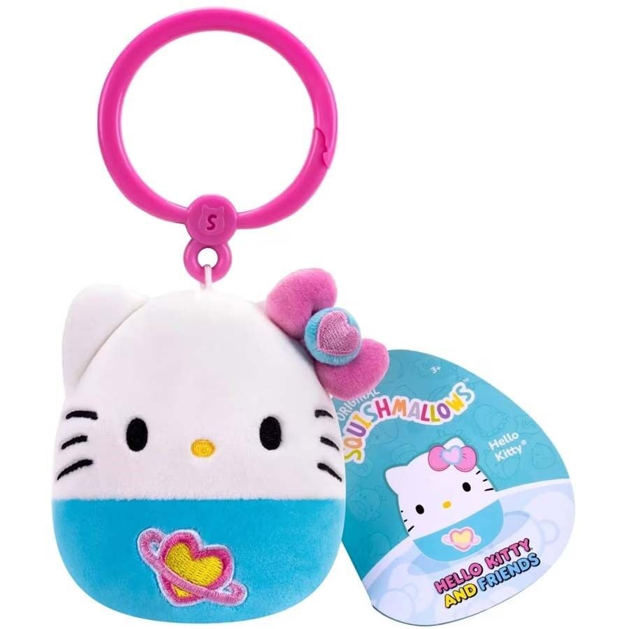 Squishmallows Hello Kitty Serisi Klipsli 9 Cm