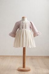 Tongs Baby Bebek Elbise 3922 Pudra