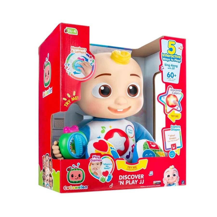 Sesli ve Işıklı Cocomelon JJ Peluş 32 Cm.