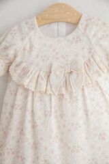 Tongs Baby Flowery Elbise 5502 Bej