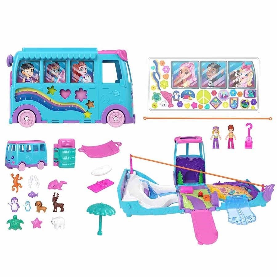 Polly Pocket Dönüşebilen Evcil Hayvan Karavanı