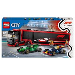 Lego City RB20 ve AMR24 F1 Arabalı F1 Kamyonu