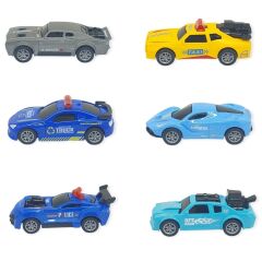 Çek Bırak Metal Küçük Arabalar 8 cm 6'lı Set