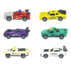 Çek Bırak Metal Küçük Arabalar 8 cm 6'lı Set