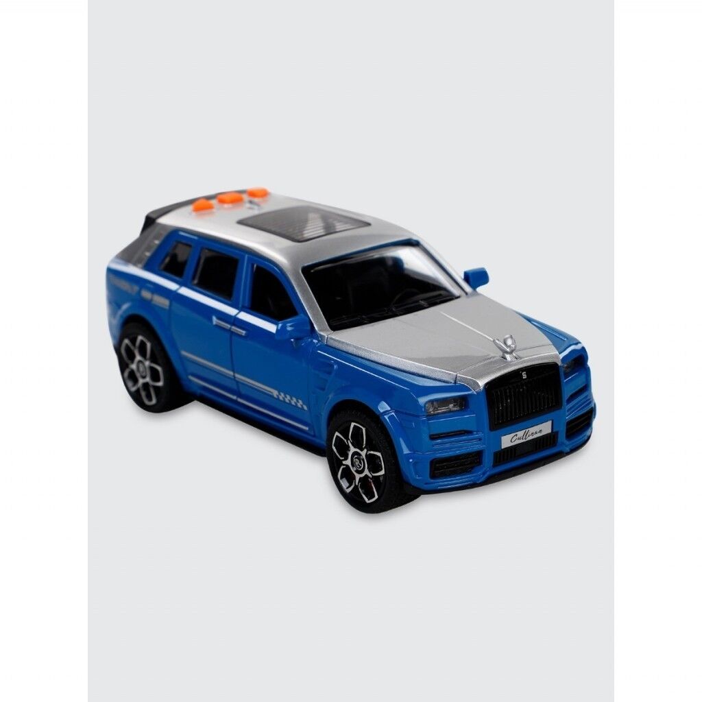 Sürtmeli Sesli Işıklı Model Araba - D700-03 - Mavi