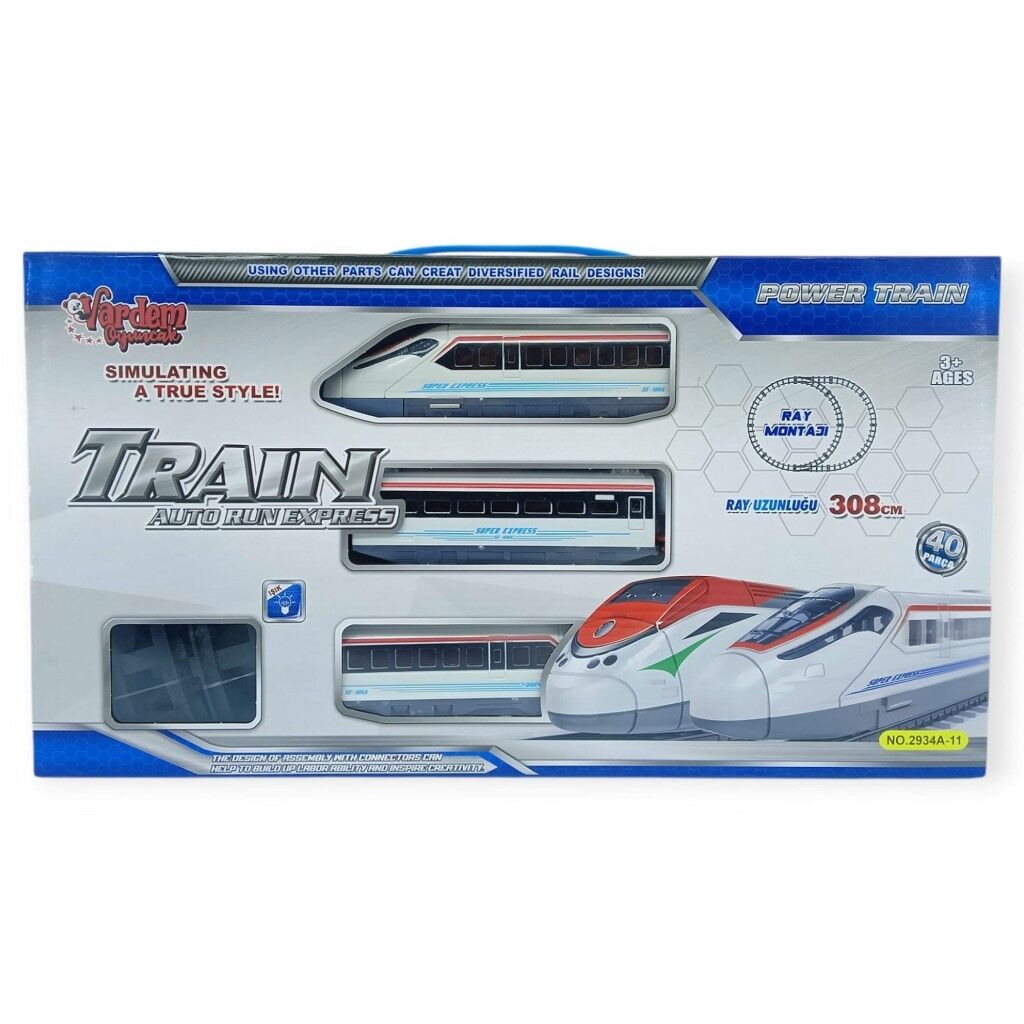 Tren Seti 40 Parça Express Tren 308 cm Ray - 2934A-11