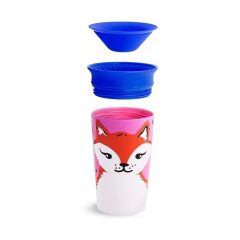 Munchkin Mucize 360° Wildlove Alıştırma Bardağı 12 Ay+ 266 ml Tilki