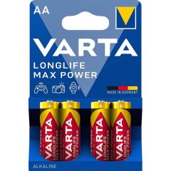 Varta Longlife Max Power Alkalin AA Kalem Pil 4lü