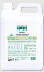 Green Clean Bitkisel Çamaşır Deterjanı 5lt