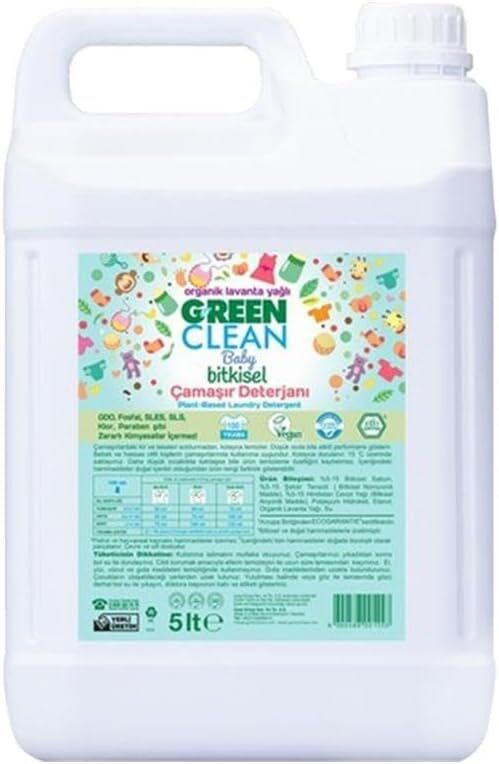Green Clean Baby Sıvı Çamaşır Deterjanı 5lt