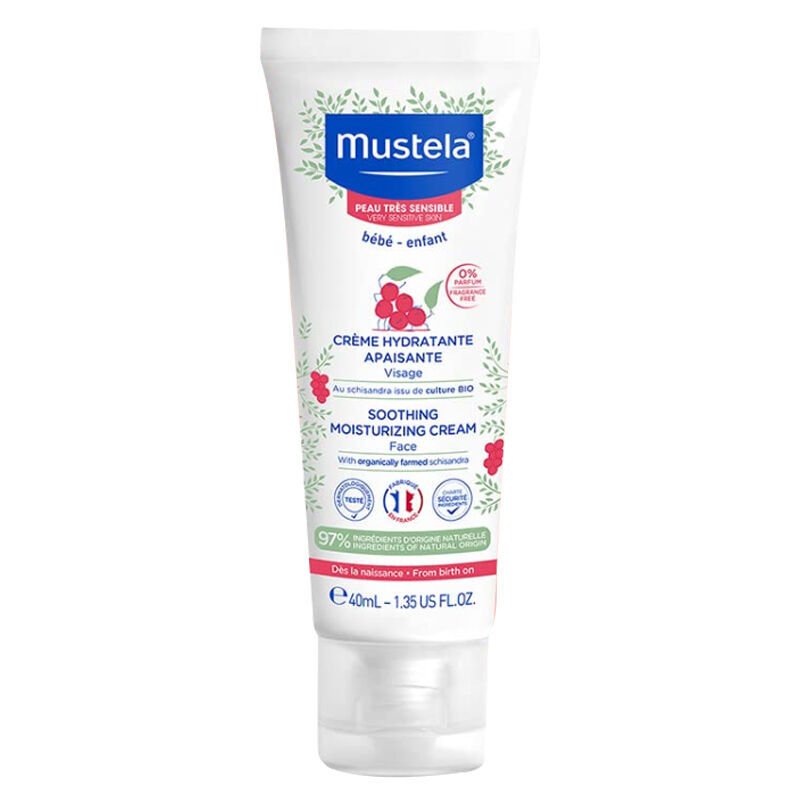 Mustela Soothing Çok Hassas Ciltler İçin Yüz Kremi 40 ml