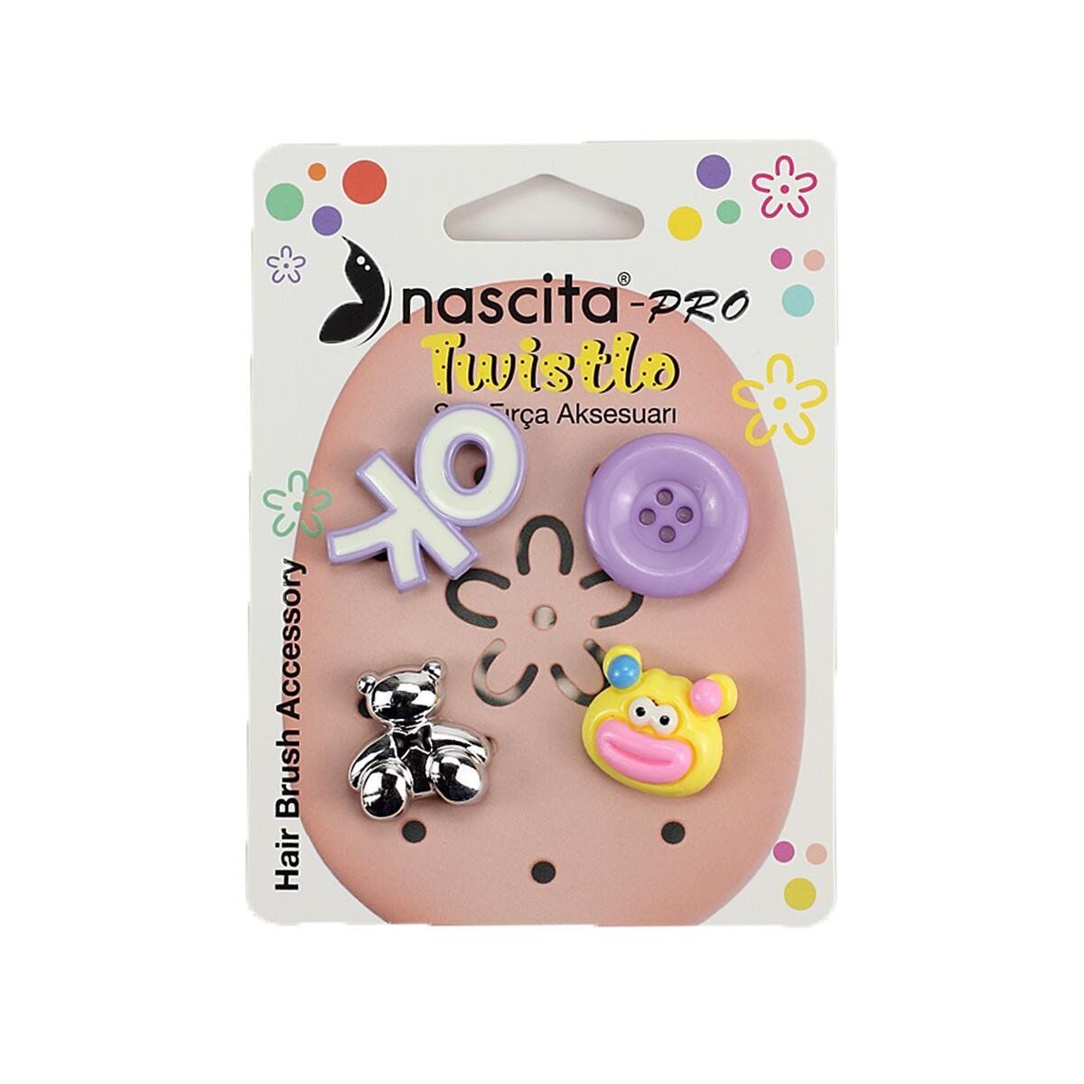 Nascita Twistlo Aksesuar Seti 4'Lü Pembe