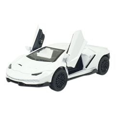 Çek Bırak Metal Arabalar 13 cm - SR2213- Beyaz