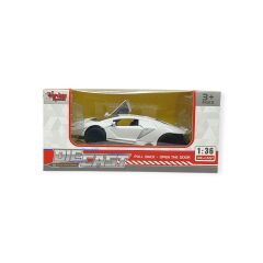 Çek Bırak Metal Arabalar 13 cm - SR2213- Beyaz