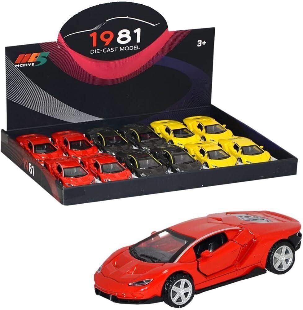 6632-40S - Ç/B ARABA 12Lİ STAND 3 RENK