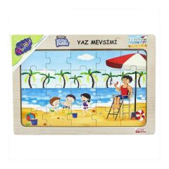 Ahşap Eğitici Puzzle Yaz Mevsimi