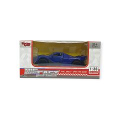 Çek Bırak Metal Arabalar 13 cm - SR2212- Mavi