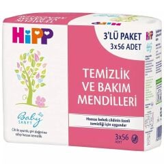 Hipp Temizlik ve Bakım Mendili 3'Lü 168 Yaprak