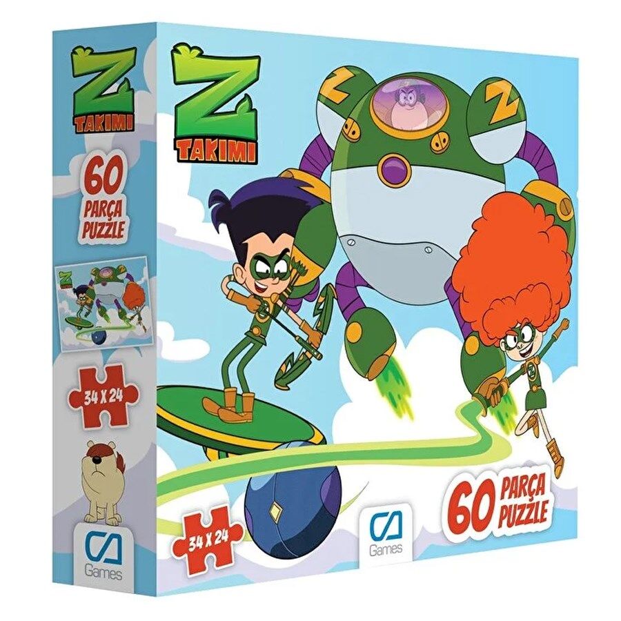 Z Takımı Puzzle 60 Parça