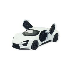 Çek Bırak Metal Arabalar 13 cm - SR2210- Beyaz