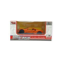 Çek Bırak Metal Arabalar 13 cm - SR2211- Turuncu